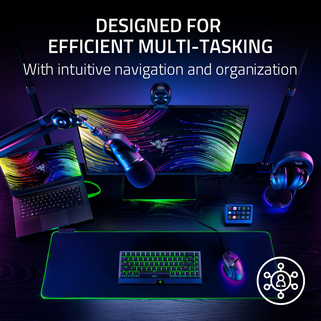 Razer Stream Controller X - All-in-One Keypad for Streaming and Content Creation, 15 Buttons, Black