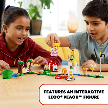 LEGO Super Mario Adventures with Peach Starter Course, Buildable Game, Toy with Interactive Figure, Yellow Toad & Lemmy, Birthday Gift Idea for Kids, Girls & Boys, 71403