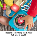 Fisher-Price Baby Learning Toy Link Squad A to Z Yak with Interactive Music & Lights for Ages 9+ Months, Compatible Only with Link Squad Items