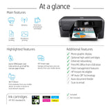 HP OfficeJet Pro 8210 Wireless Color Printer, HP Instant Ink or Amazon Dash replenishment ready (D9L64A),Black