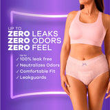 Always Discreet Adult Incontinence Underwear for Women and Postpartum Underwear, L, Up to 100%* Bladder Leak Protection, 76 CT,