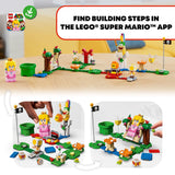 LEGO Super Mario Adventures with Peach Starter Course, Buildable Game, Toy with Interactive Figure, Yellow Toad & Lemmy, Birthday Gift Idea for Kids, Girls & Boys, 71403