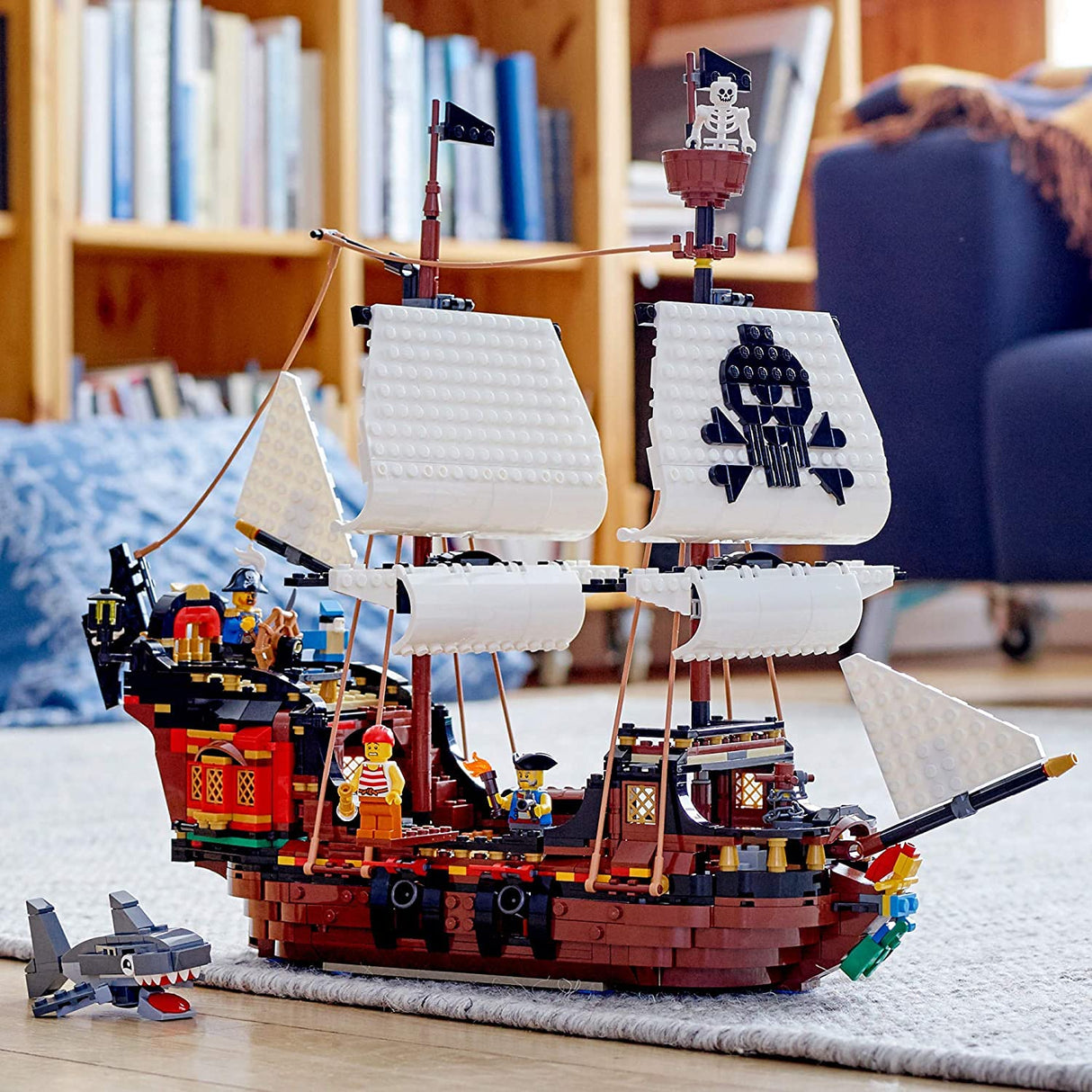 LEGO Creator 3in1 Pirate Ship 31109 Building Toy Set for Kids, Boys, and Girls Ages 9+ (1,264 Pieces)