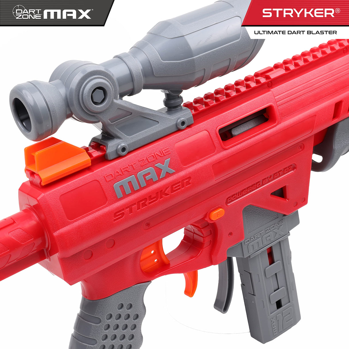 Dart Zone Max Stryker Ultimate Dart Blaster, Multicolor