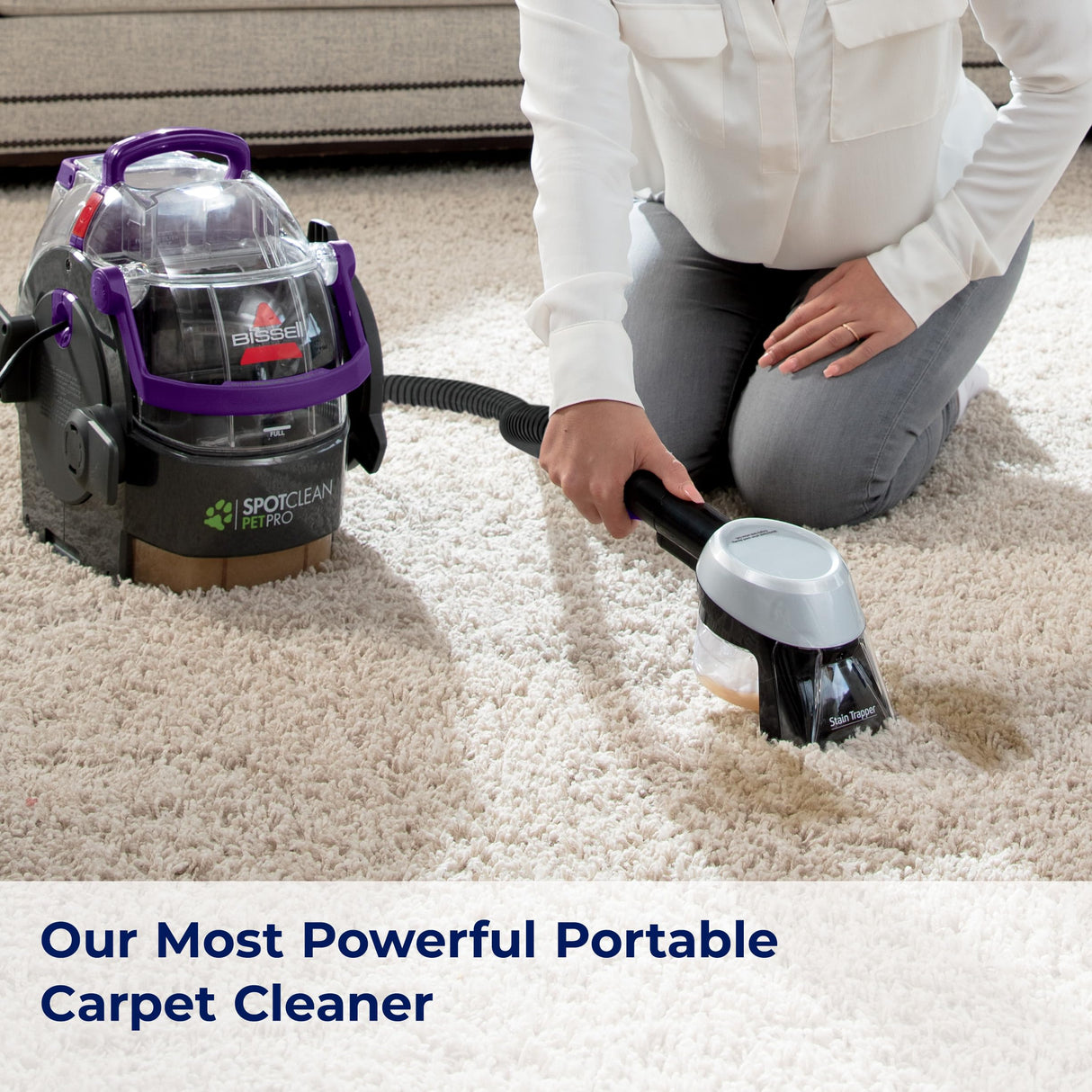 Bissell SpotClean Pet Pro Portable Carpet Cleaner, 2458