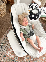 4moms MamaRoo Multi-Motion Baby Swing, Bluetooth Enabled with 5 Unique Motions, Black