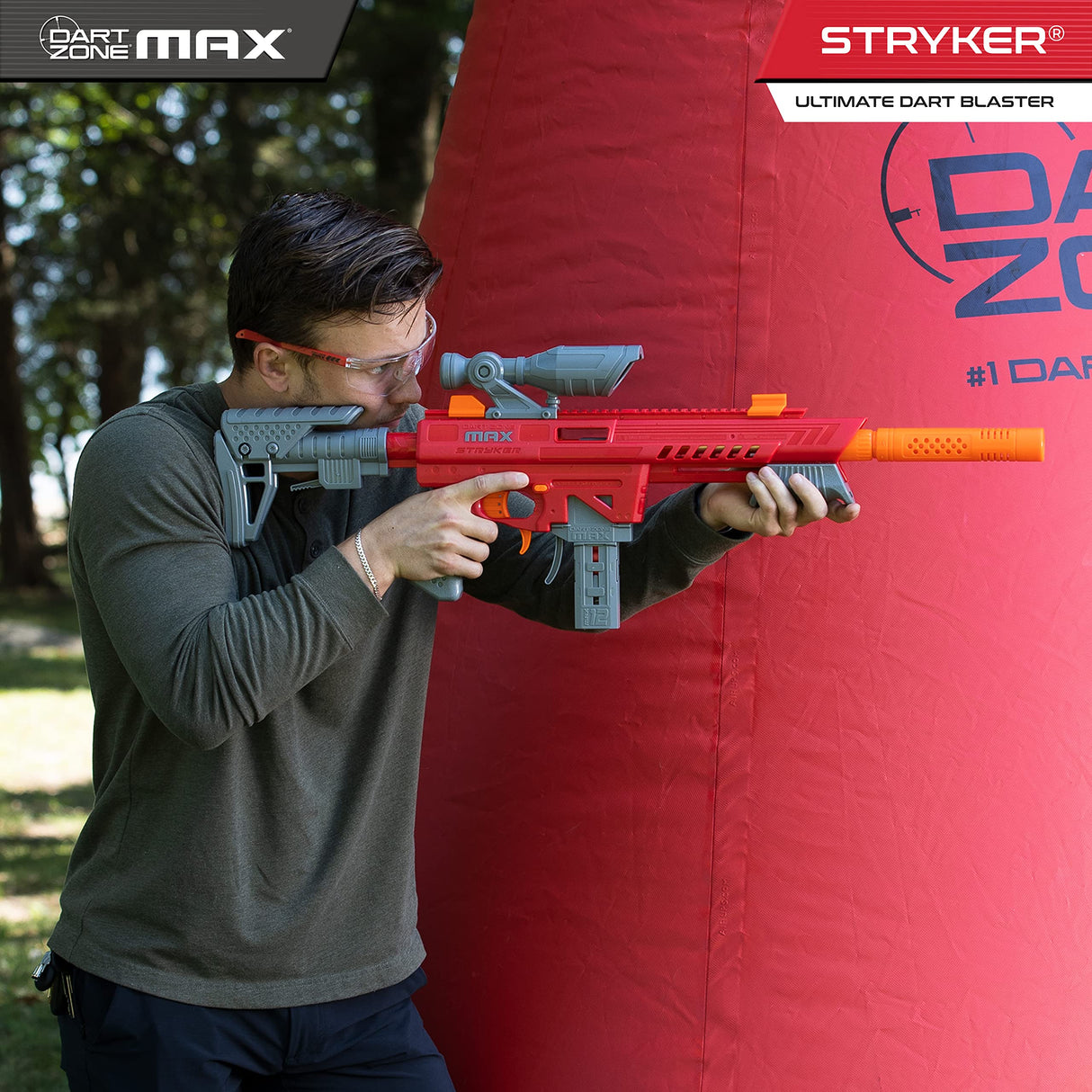 Dart Zone Max Stryker Ultimate Dart Blaster, Multicolor