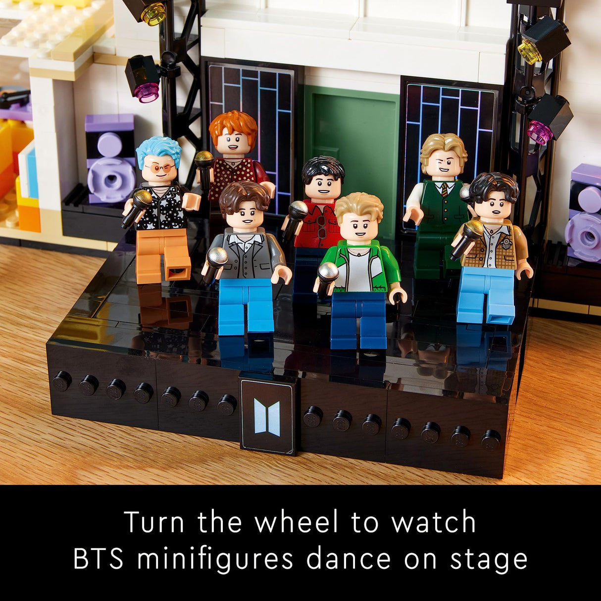 LEGO Ideas BTS Dynamite 21339 Model Kit for Adults, Gift Idea for BTS Fun with 7 Minifigures of The Famous K-pop Band, Features RM, Jin, SUGA, j-Hope, Jimin, V and Jung Kook