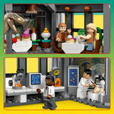 LEGO Jurassic Park Visitor Center: T. rex & Raptor Attack 76961 Buildable Dinosaur Toy; Gift for Teens and Kids Aged 12 and Up, Including a Dino Skeleton Figure, 6 Minifigures and More