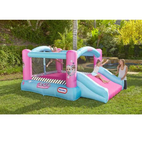 LOL Surprise Jump 'n Slide Inflatable Bounce House With Blower, Great Gift for Kids Ages 4 5 6+