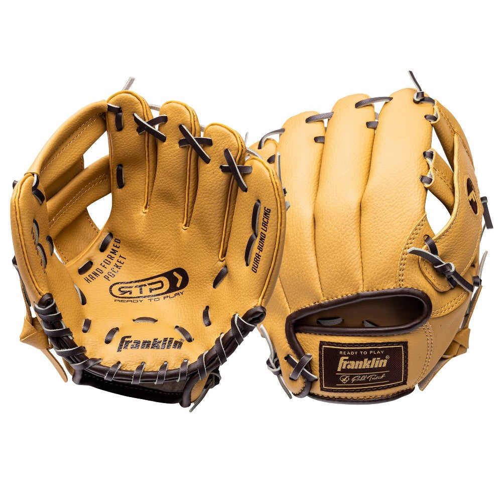 Franklin Sports RTP 8.5" Teeball Glove Right-Handed Thrower Camel/Brown