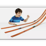 MATTEL Hot Wheels New Track | 4x24” Straight Track Pieces W/Connector - 8' Total