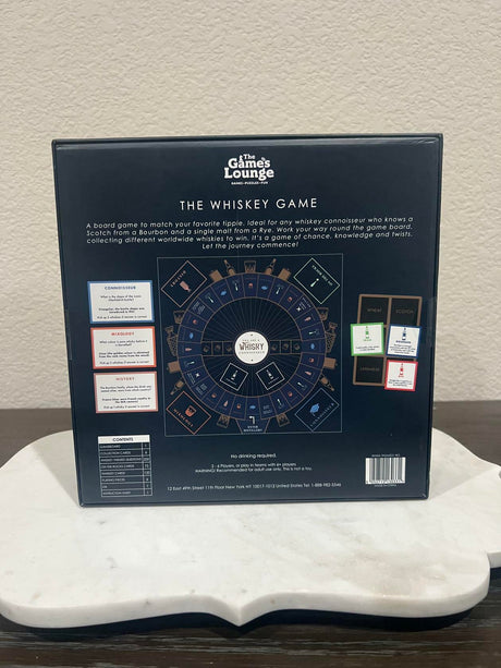 The Whiskey Game - A Board Game To Match Your Favorite Drink **FREE SHIPPING **