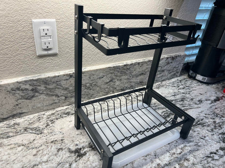 Kitchen 2-Tier Big Dish Drying Rack