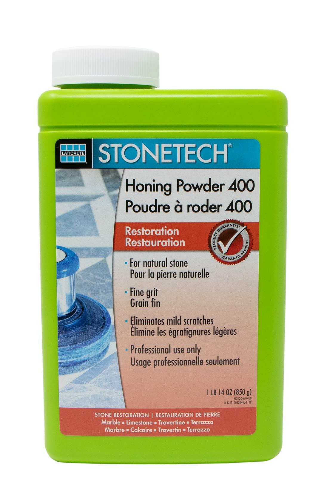 STONETECH Honing Powder 400, 400 Grit/1.9LB (850G) Bottle