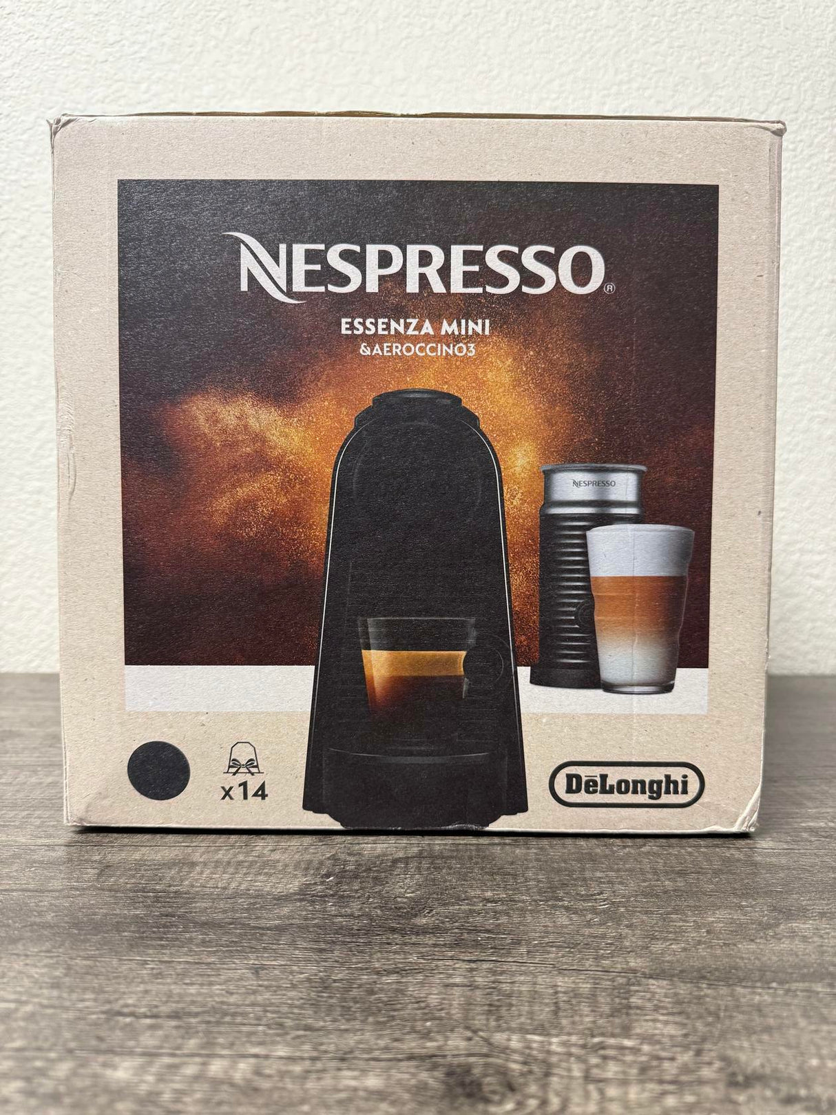 Nespresso Essenza Mini Espresso Machine, 20.3 ounces, Black