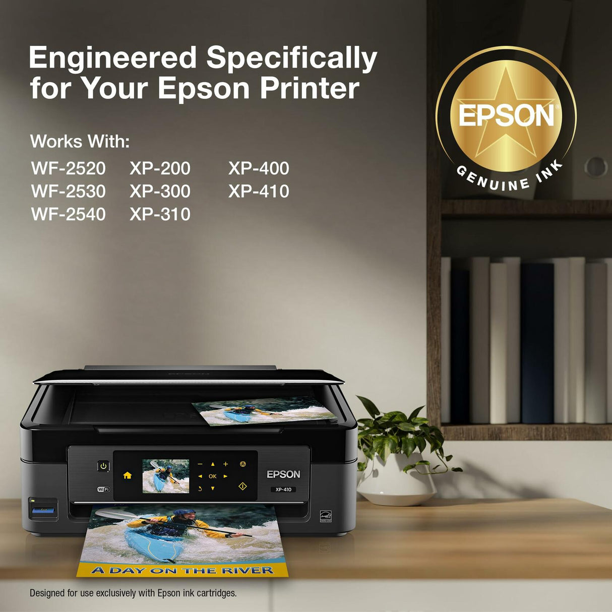 EPSON 200 DURABrite Ultra Ink High Capacity Black Cartridge (T200XL120-S) Works with WorkForce WF-2520, WF-2530, WF-2540, Expression XP-200, XP-300, XP-310, XP-400, XP-410