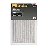 Filtrete BD11-6PK-1E 14x14x1, AC Furnace Air Filter, MPR 300, Clean Living Basic Dust, 6-Pack